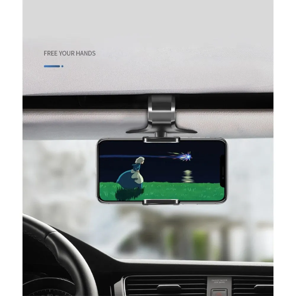 3 in 1 Car GPS Smartphone Holder: Dashboard / Visor Clamp   AC Grid Clip for Asus ZenFone Go Global ZB552KL (2016) - Black