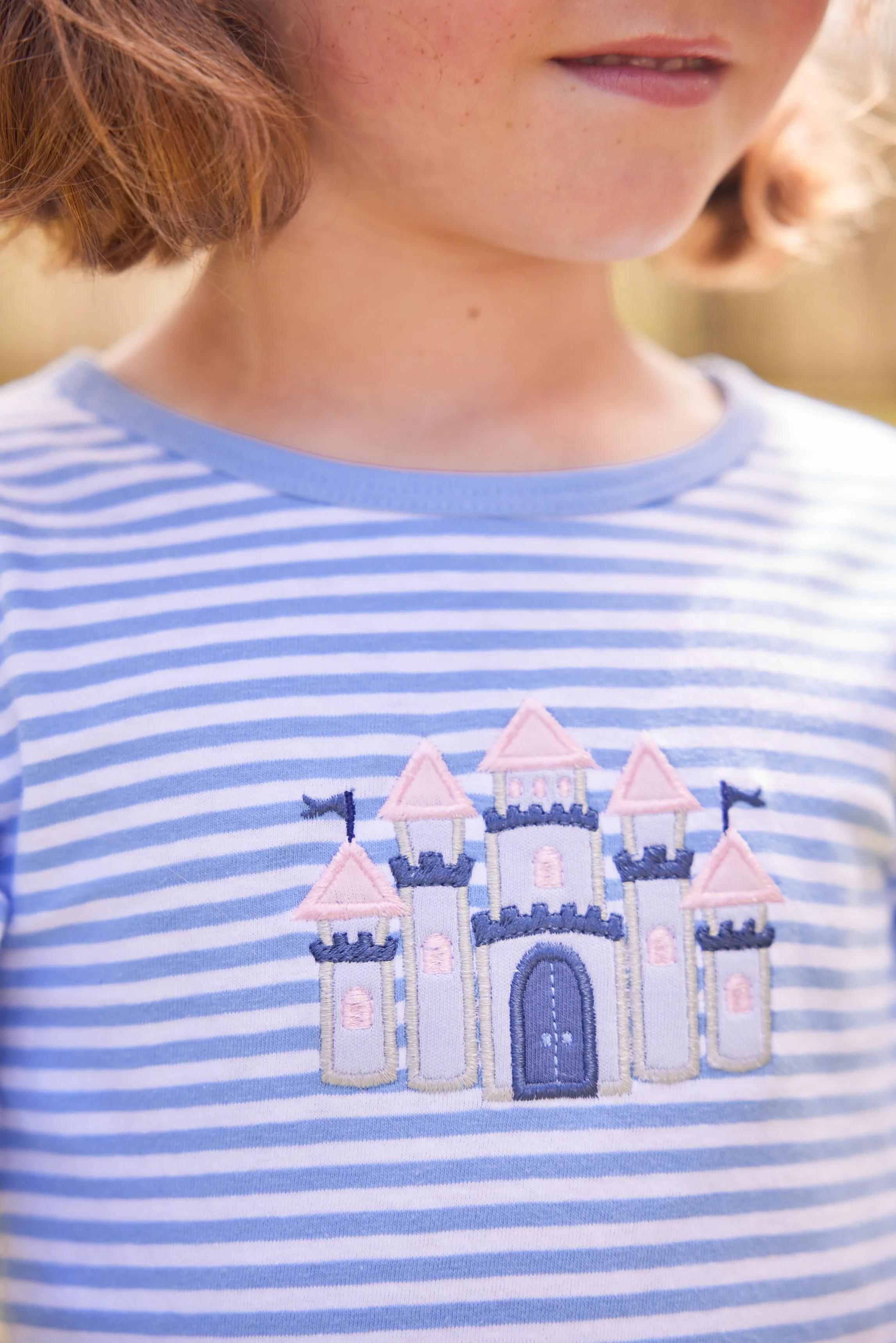 Applique T-Shirt Dress - Castle - FINAL SALE