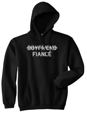 Boyfriend Fiance Engagement Mens Pullover Hoodie