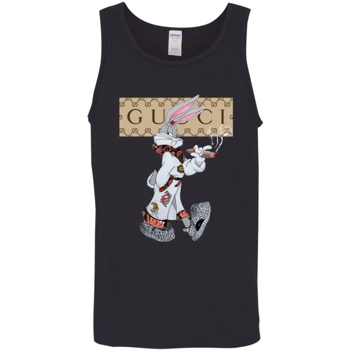 Gucci Rabbit Smoking Tshirt Men Cotton Tank