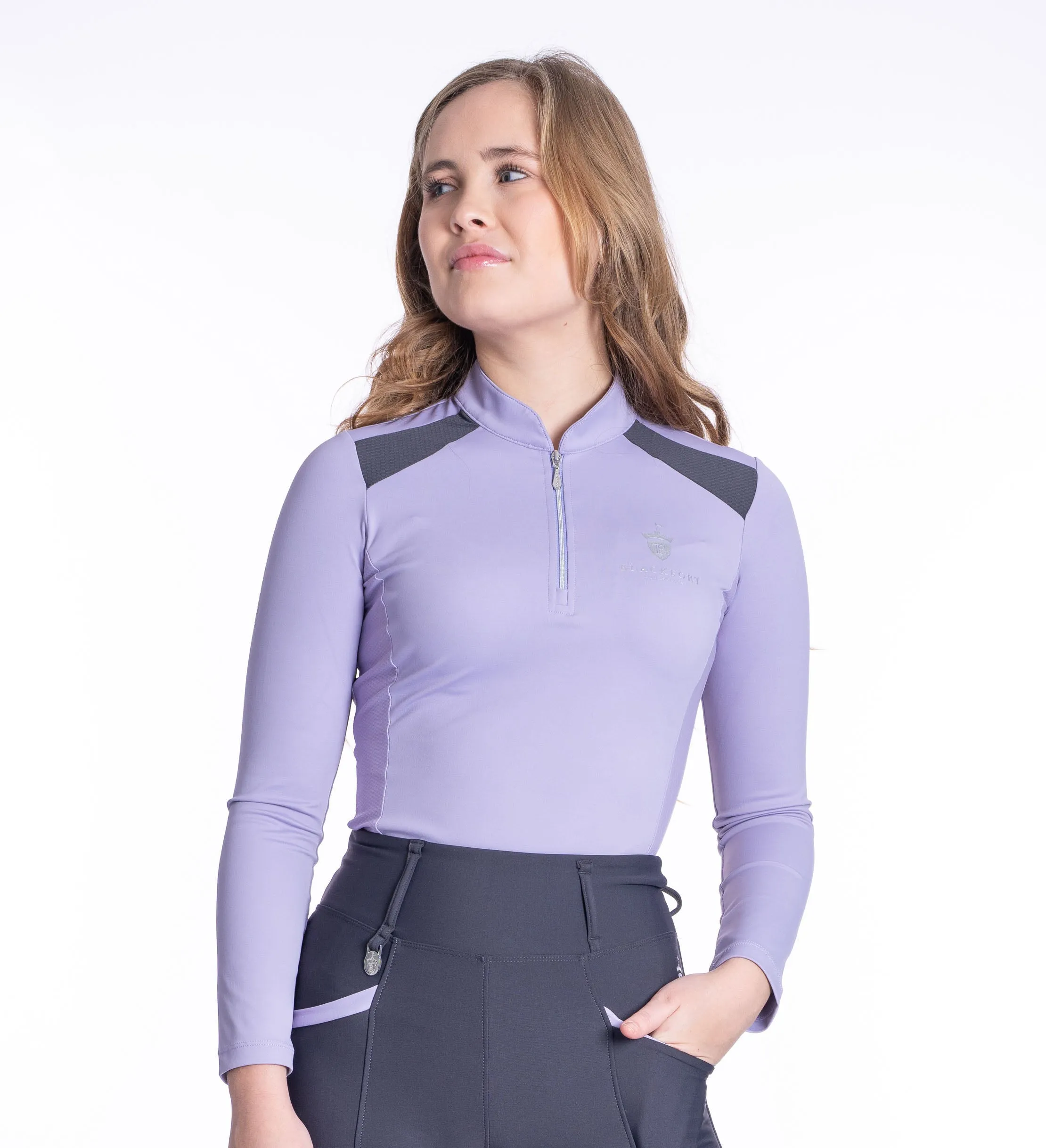Lavender Cool Mesh Base Layer - Long Sleeve
