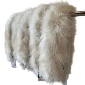 New collar fur arctic fox for your favorite coat or hood 75 cm