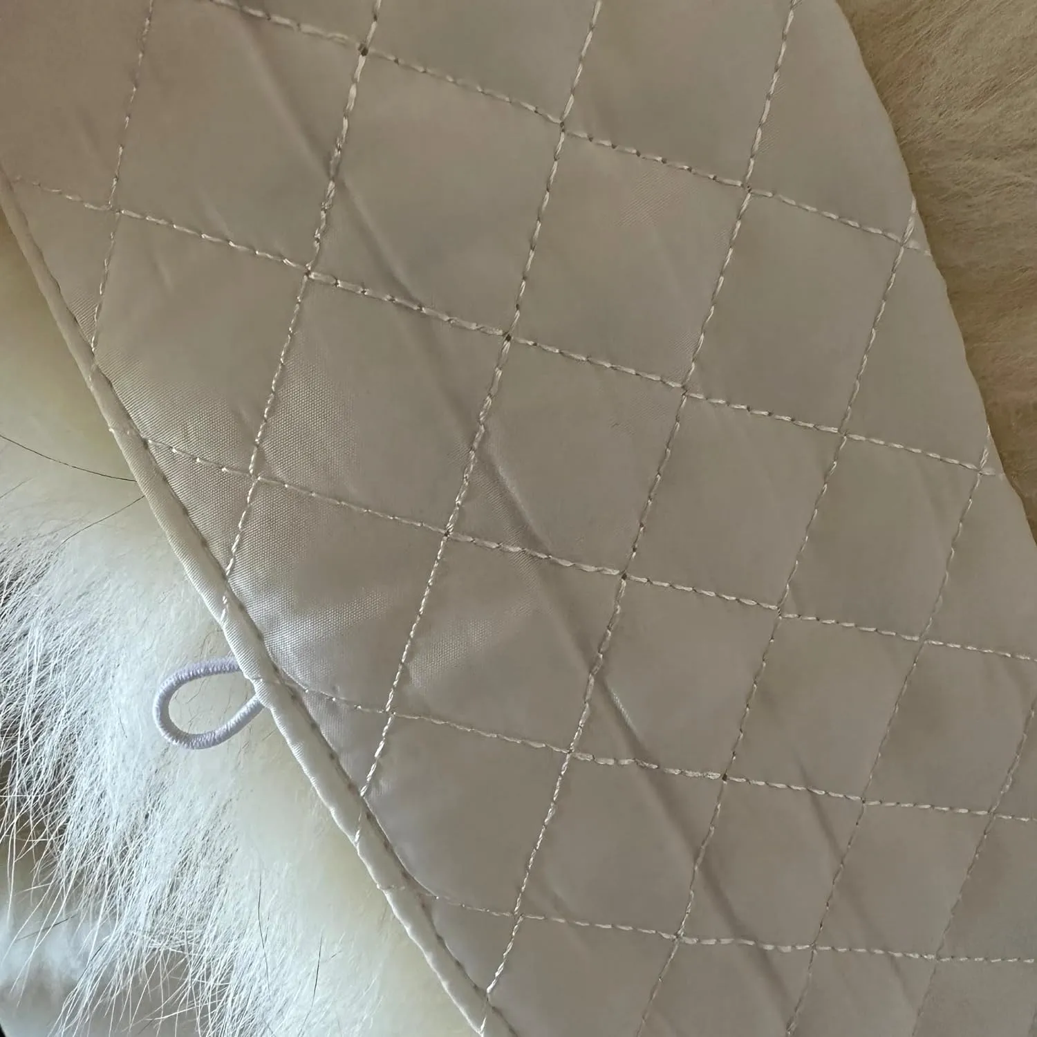 New collar fur arctic fox for your favorite coat or hood 75 cm