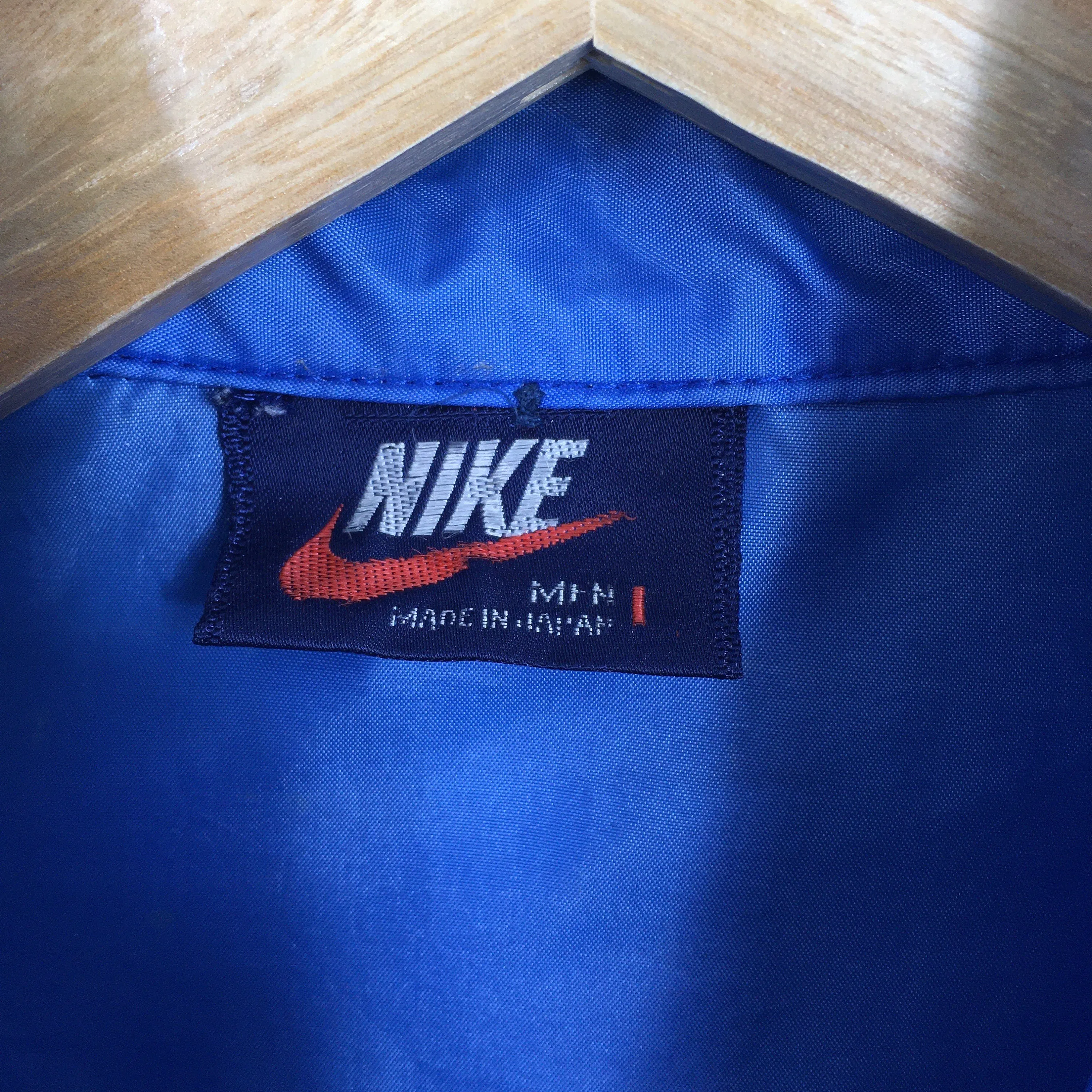 Nike Swoosh Windbreaker Blue Jacket Medium
