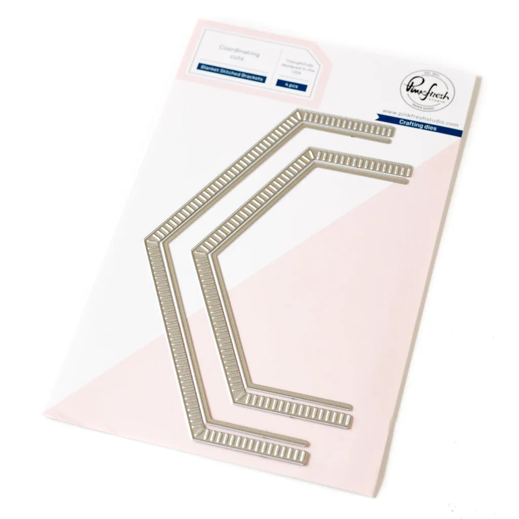 PINKFRESH STUDIO:  Brackets | Blanket Stitched | Die