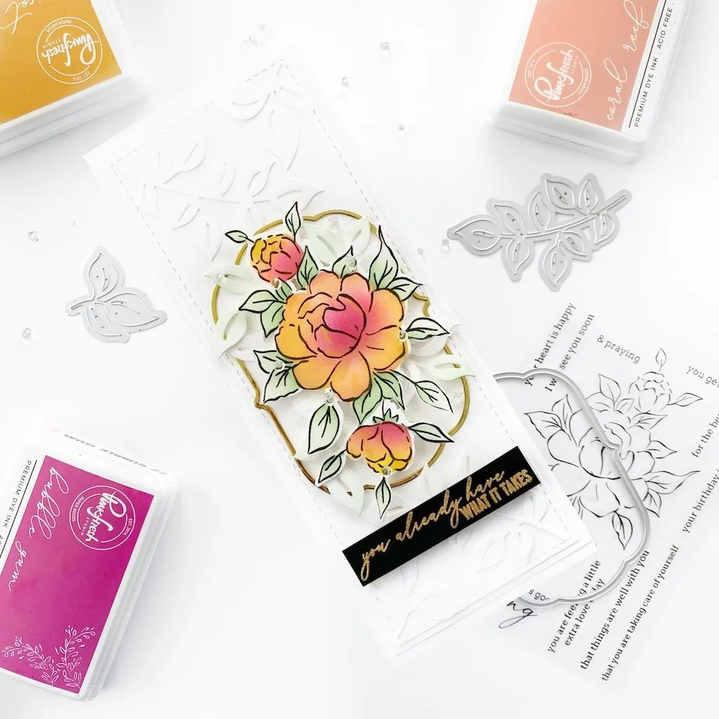 PINKFRESH STUDIO: Choose Hope | Layered Stencils